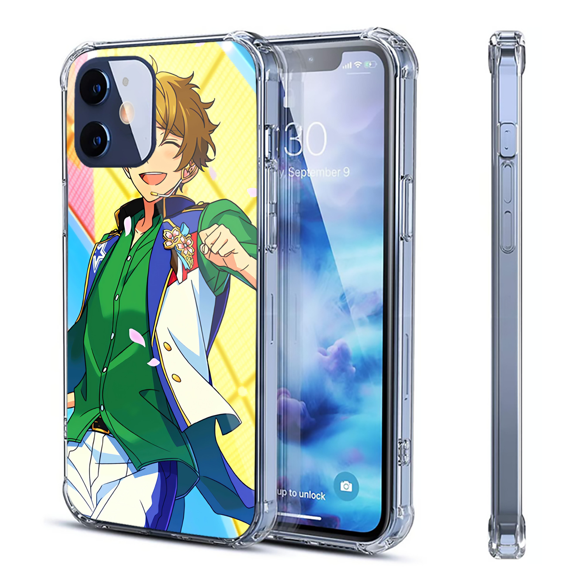 （画像用） あんさんぶるスターズ! Ensemble Stars 【iPhone 12シリーズ対応】透明スマホケース（クリアソフトケース）
